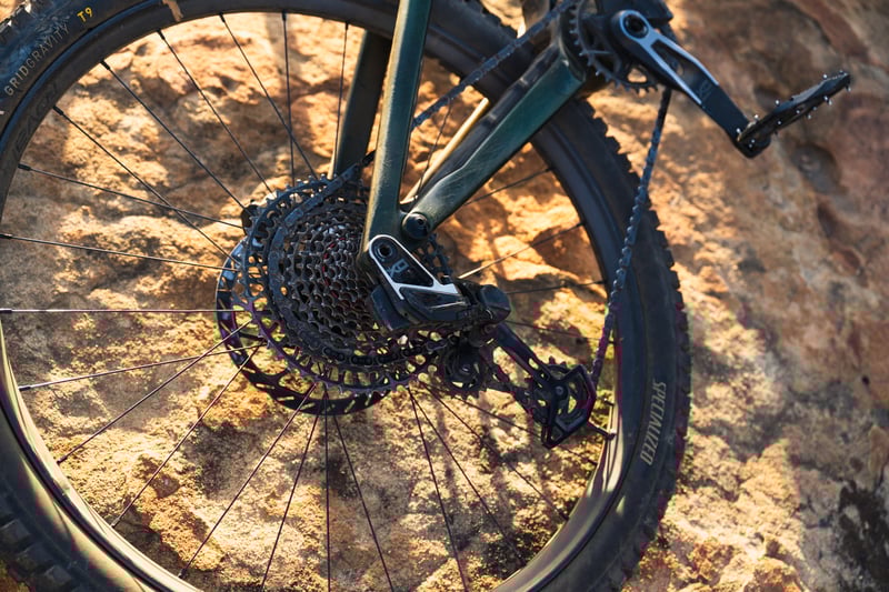sram x01 drivetrain is equivalent to shimano's XTR line